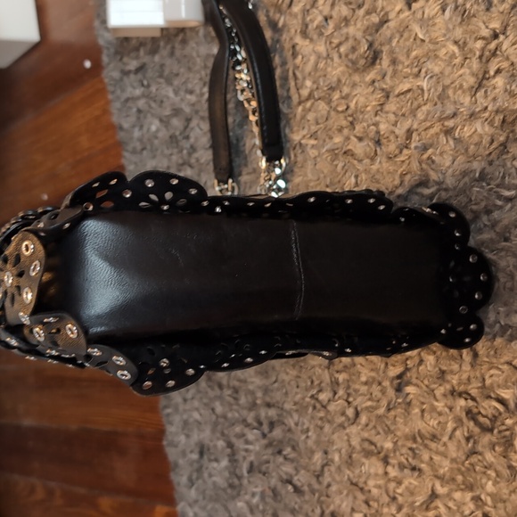 Michael Kors Black Shoulder Bag with Silver Chain - Picture 11 of 11